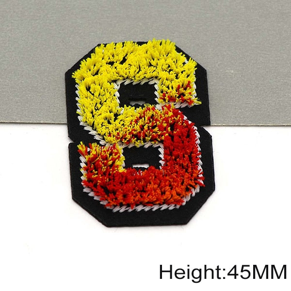 Tricolor 'Letter S' Embroidered Patch