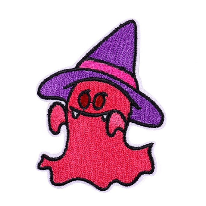 Halloween 'Vampire Ghost | Hat' Embroidered Patch