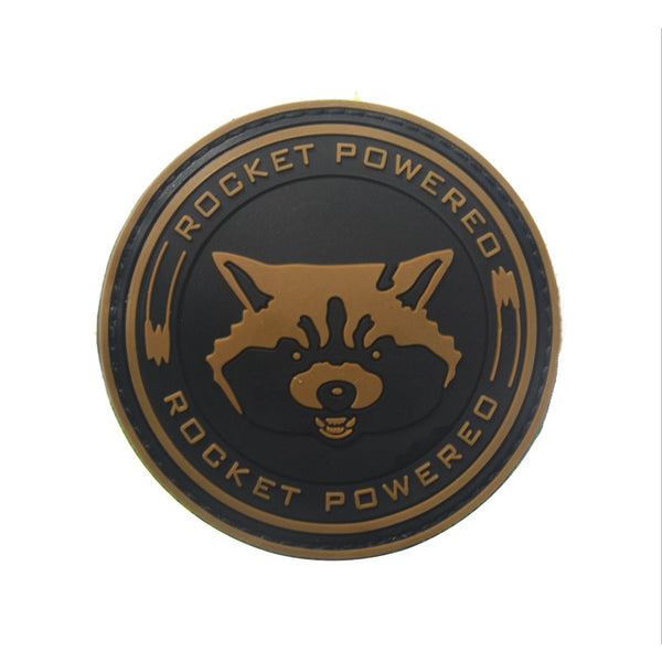 Guardians of the Galaxy 'Rocket Powered Raccoon' PVC Rubber Velcro Patch