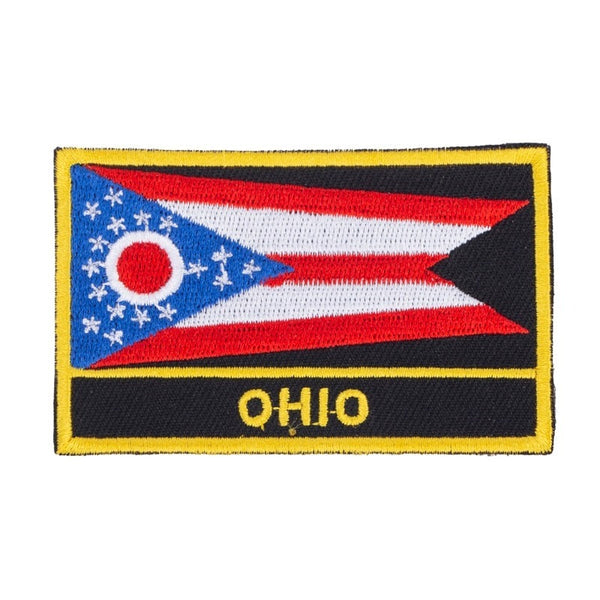 Ohio Flag Embroidered Patch