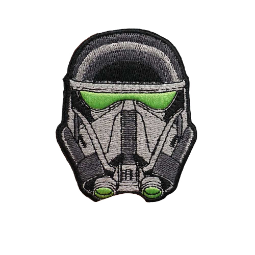 Star Wars 'Ghost Trooper Helmet' Embroidered Velcro Patch