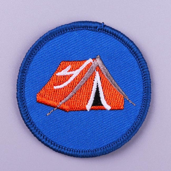 Boy Scout Badge 'Camping' Embroidered Patch