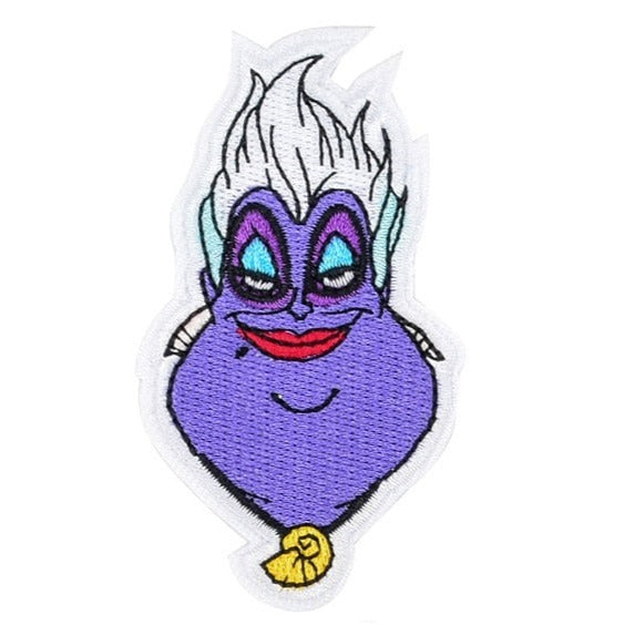 The Little Mermaid 'Ursula | Head' Embroidered Patch