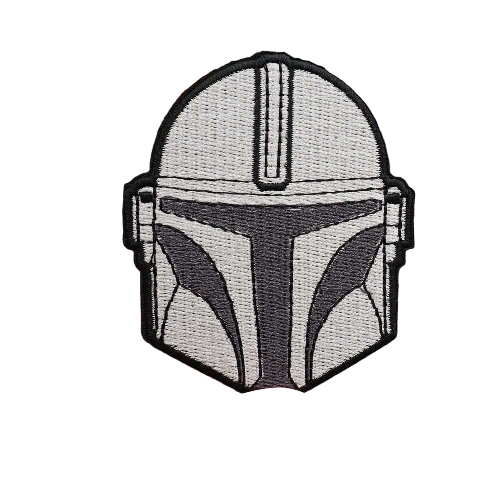 Star Wars 'Mandalorian Helmet' Embroidered Patch