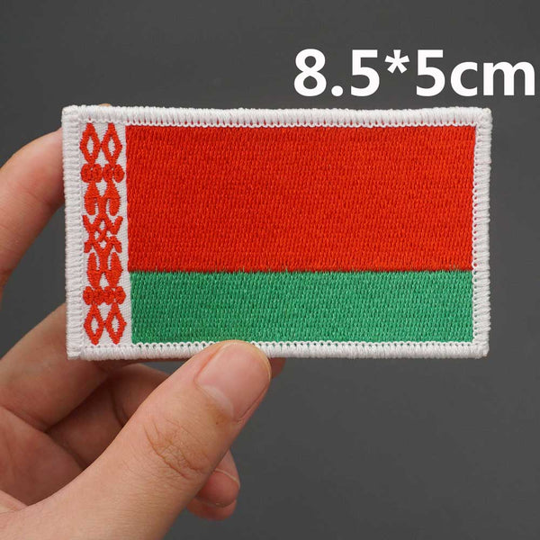 Belarus Flag Embroidered Patch