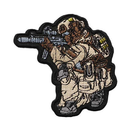 Military Tactical 'Pointing Gun' Embroidered Patch