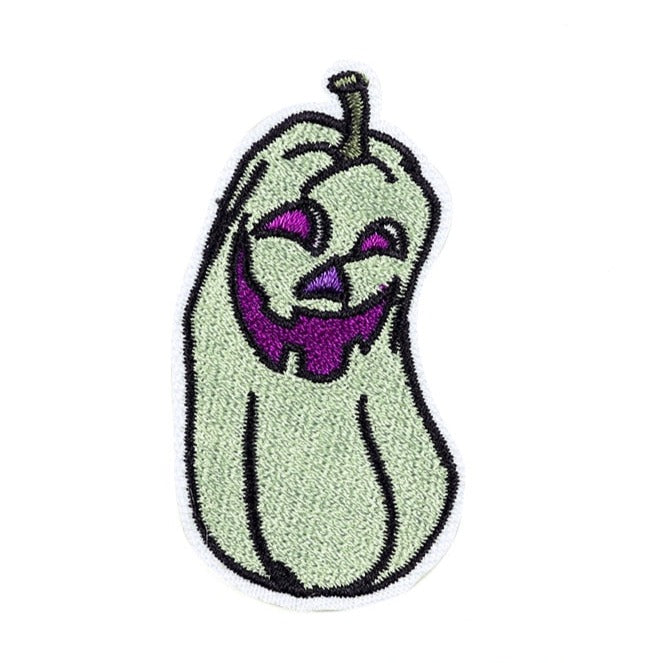 Halloween 'Cute Gourd | Happy' Embroidered Patch
