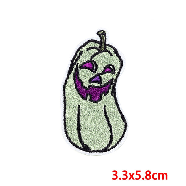 Halloween 'Cute Gourd | Happy' Embroidered Patch