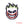 Load image into Gallery viewer, Halloween &#39;Joker Face&#39; Embroidered Patch
