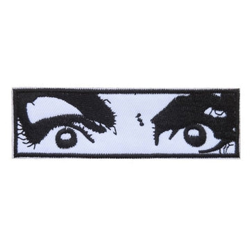Horror 'Scared Eyes | Peeking' Embroidered Patch