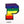 Load image into Gallery viewer, Rainbow Chenille &#39;Letter P&#39; Embroidered Patch
