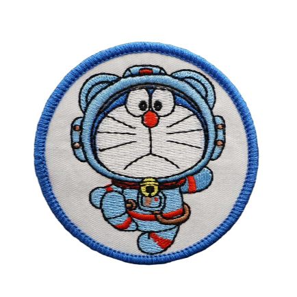 Doraemon 'Astronaut Suit | Round' Embroidered Patch