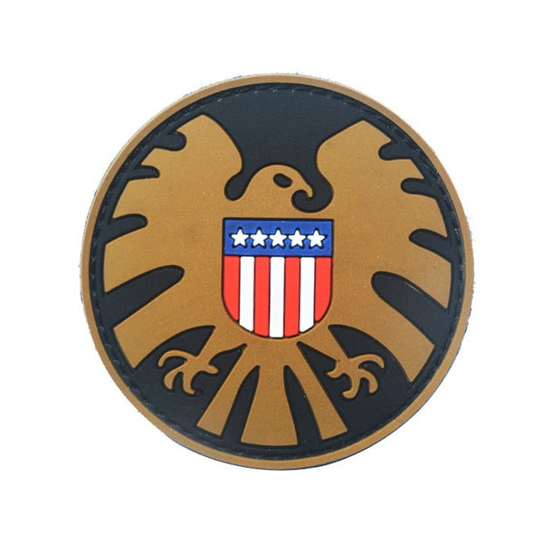 Agents of Shield 'S.H.I.E.L.D Logo | 4.0' PVC Rubber Velcro Patch