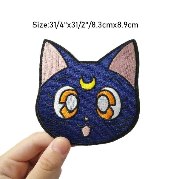 Sailor Moon 'Luna | Head' Embroidered Patch