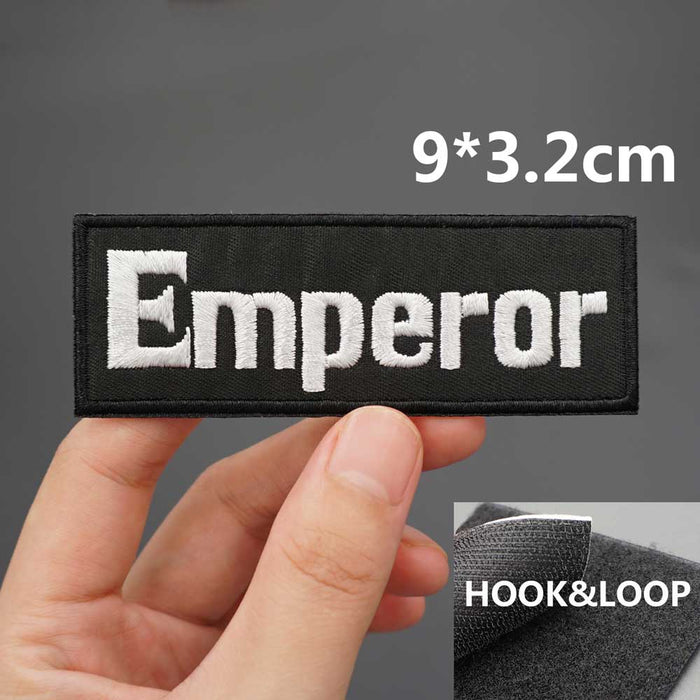 Initial D 'Emperor | Logo' Embroidered Velcro Patch
