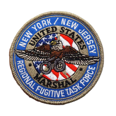 Emblem 'United States Marshal Fugitive Task Force' Embroidered Velcro Patch