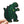 Load image into Gallery viewer, Green Godzilla &#39;Walking&#39; Embroidered Patch
