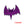 Load image into Gallery viewer, Halloween &#39;Purple Bat&#39; Embroidered Patch
