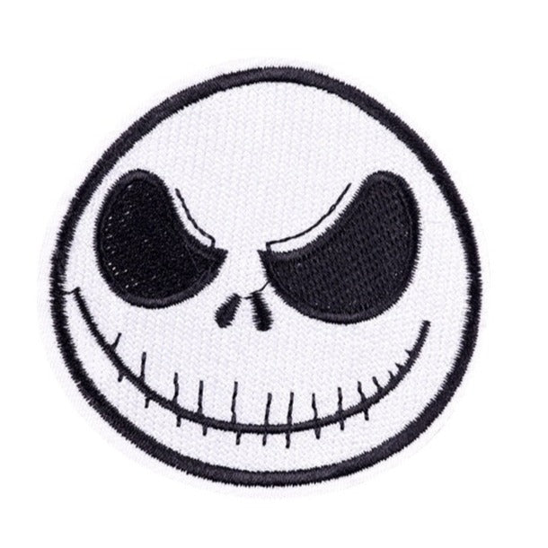 The Nightmare Before Christmas 'Jack Skellington | Face' Embroidered Patch