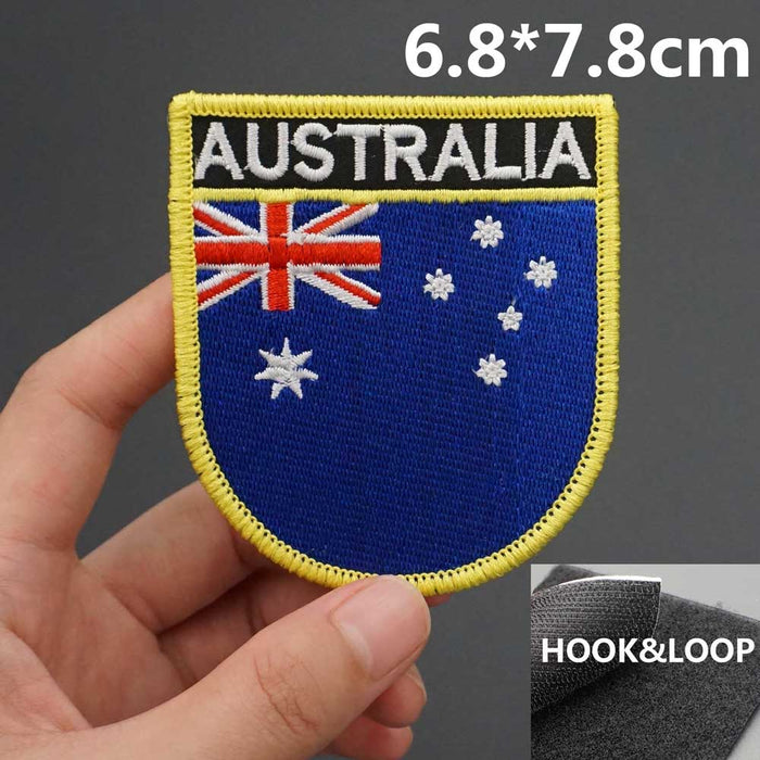 Australia 'Australia Flag' Embroidered Velcro Patch