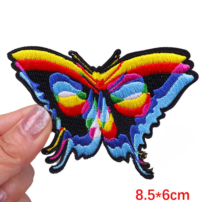 Cool 'Colorful Butterfly' Embroidered Patch