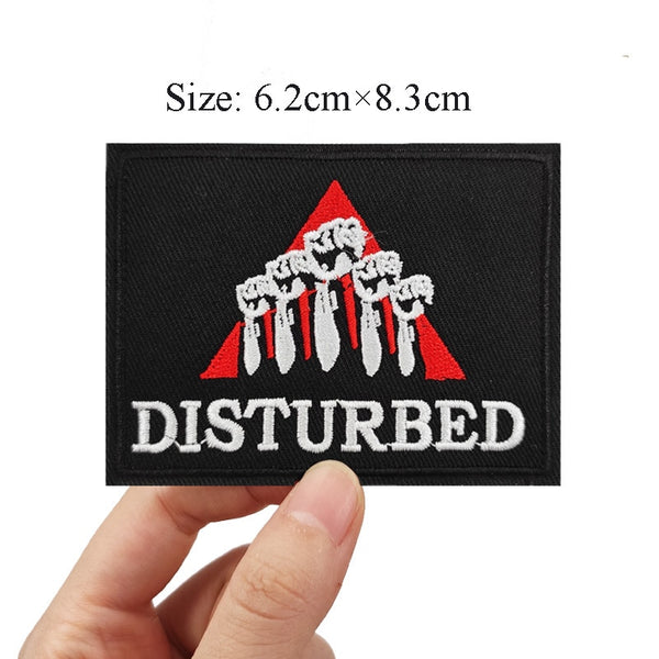 Music 'Disturbed | Raised Fists' Embroidered Patch