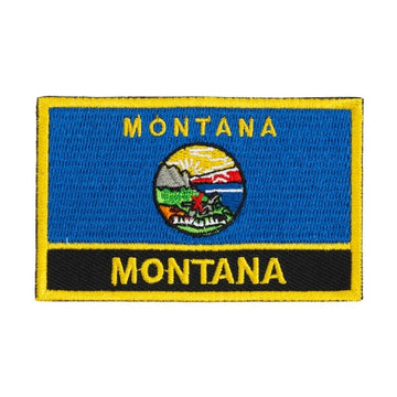 Montana Flag Embroidered Patch