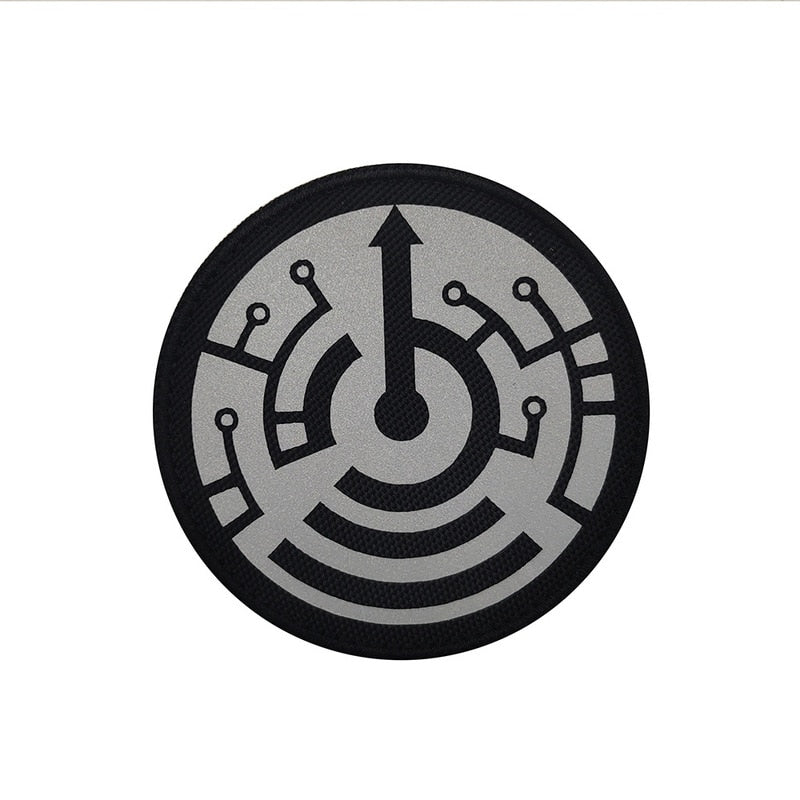 Debuggers Scp SCP Logo 'Debuggers | Reflective' Embroidered Velcro Patch