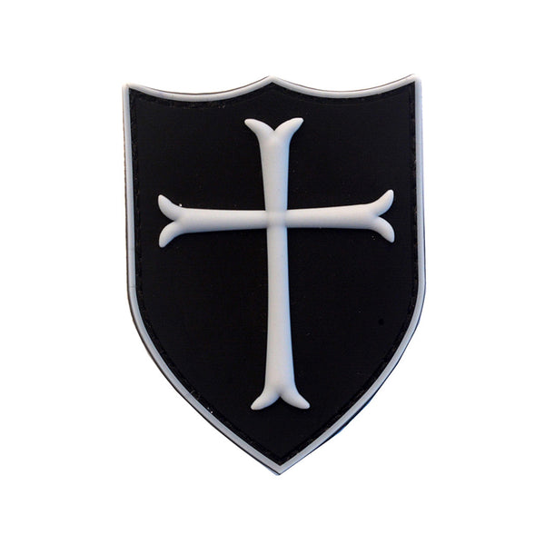 Cool 'Crusader Shield | 1.0' PVC Rubber Velcro Patch