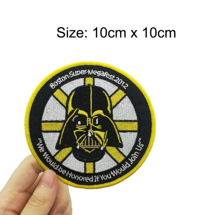 Star Wars 'Darth | We Would Be Honored If You Would Join Us' Embroidered Patch