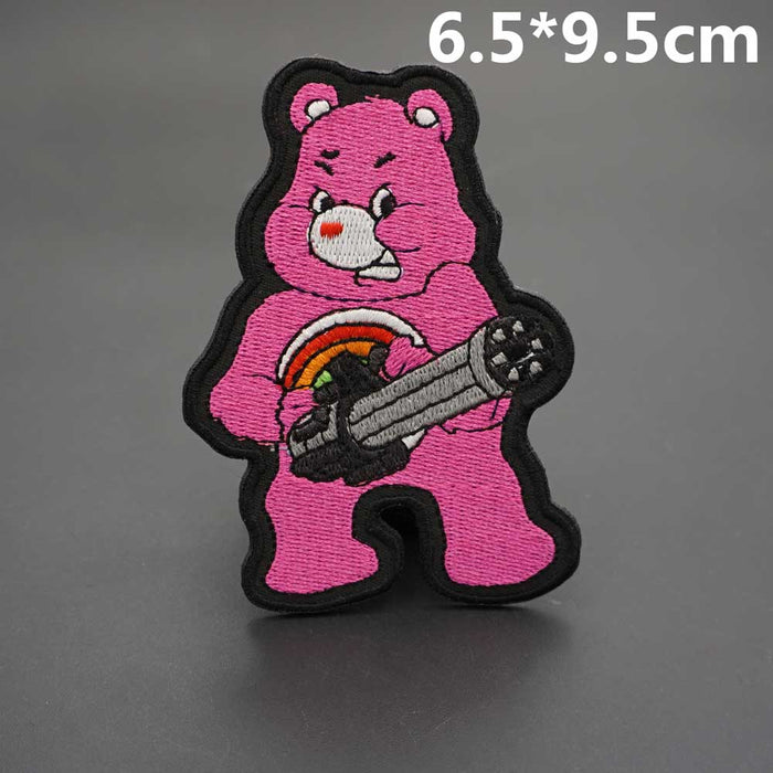 Cheer Bear 'Fierce | Tactical Gun' Embroidered Patch