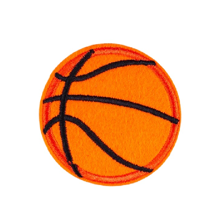 Basketball 'Ball | 1.0' Embroidered Patch