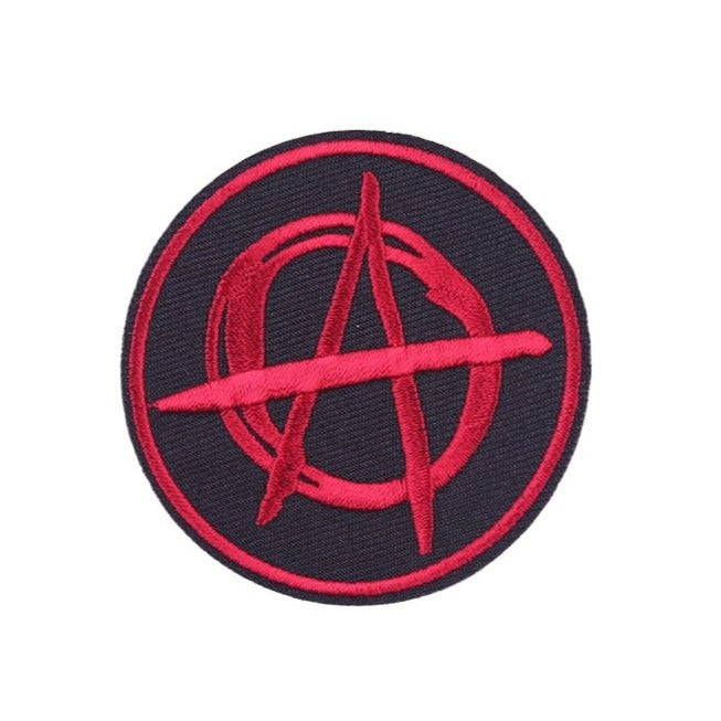 Cool 'Anarchy Symbol' Embroidered Patch