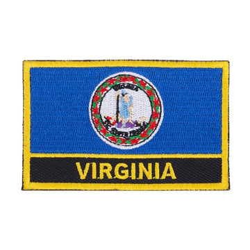 Virginia Flag Embroidered Patch