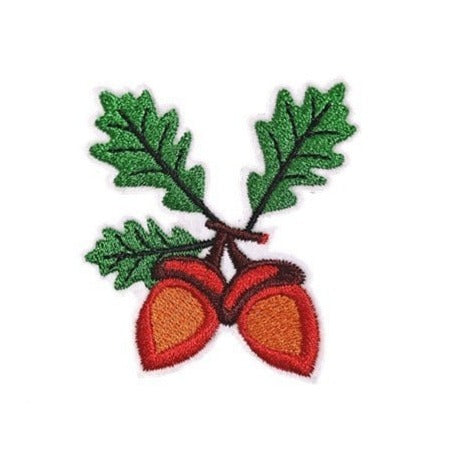 Thanksgiving 'Oak Leaves and Acorns' Embroidered Patch