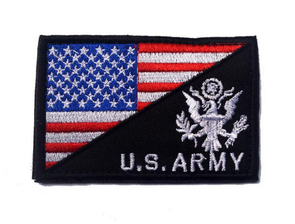 American Flag 'U.S. Army | Emblem | 3.0' Embroidered Velcro Patch