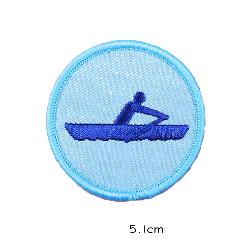 Boy Scout Badge 'Boating' Embroidered Patch