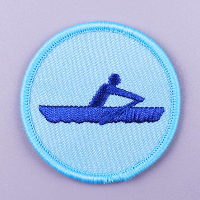 Boy Scout Badge 'Boating' Embroidered Patch