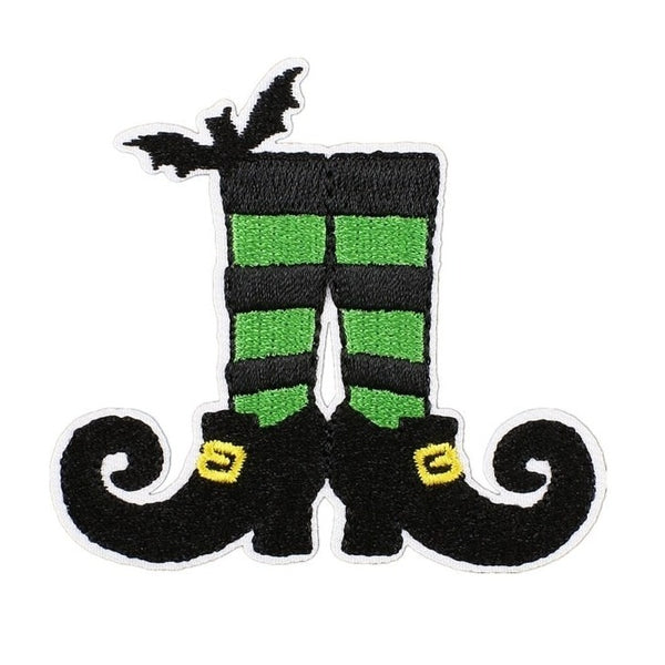 Hocus Pocus 'Witch Legs | Bat' Embroidered Patch