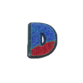 Spider-Man 'Letter D | Spider Web' Embroidered Patch