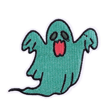 Halloween 'Scary Ghost' Embroidered Patch