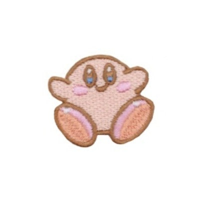 Cute 'Kirby | Happy' Embroidered Patch