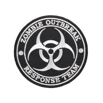 'Zombie Outbreak, Response Team | 1.0' Embroidered Velcro Patch