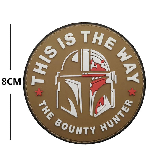 Star Wars 'This Is The Way | The Bounty Hunter | 2.0' PVC Rubber Velcro Patch