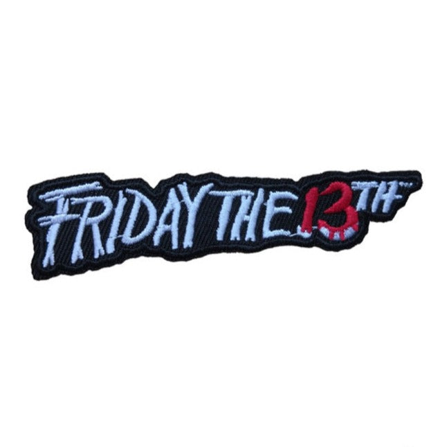 Horror 'Friday The 13th' Embroidered Patch