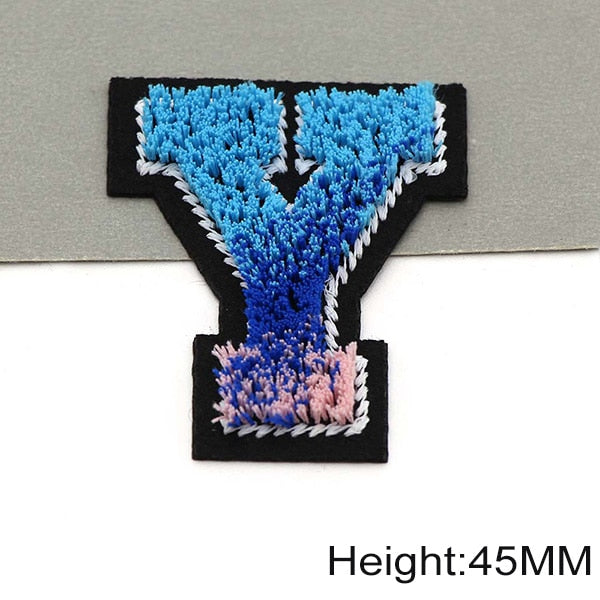 Tricolor 'Letter Y' Embroidered Patch