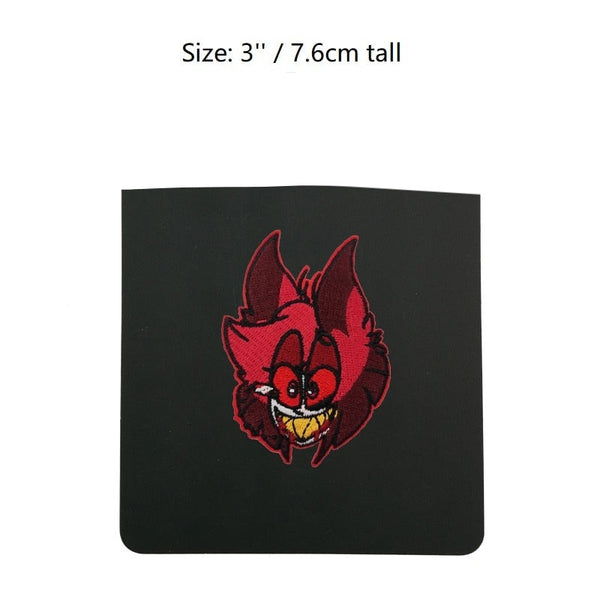 Hazbin Hotel 'Alastor | Head' Embroidered Velcro Patch