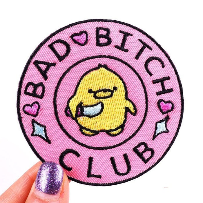 Bad Bitch Club 'Duck | Holding Knife' Embroidered Patch