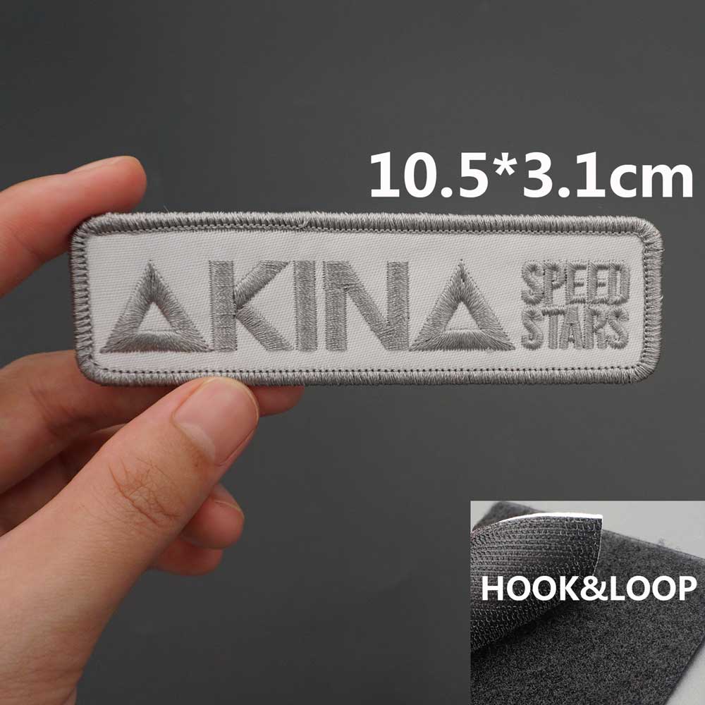 Initial D 'Akina SpeedStars | Logo' Embroidered Velcro Patch