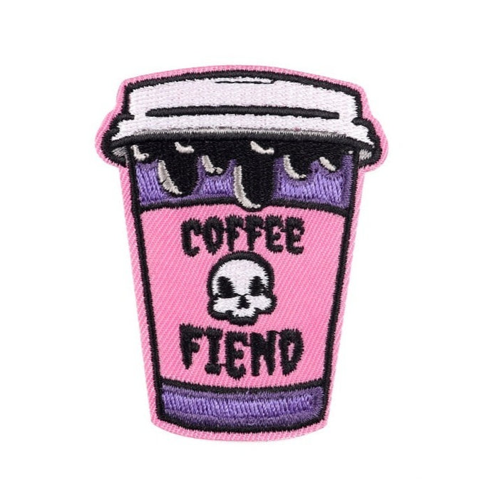 Drink 'Coffee Fiend' Embroidered Patch